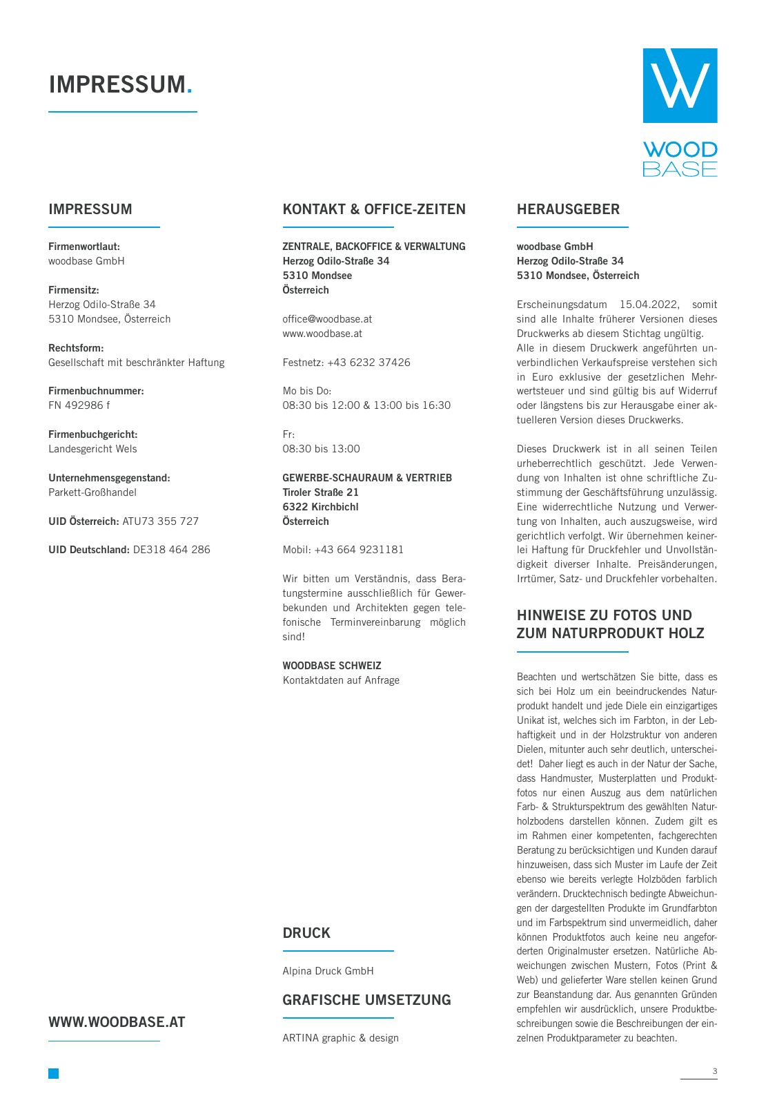 Vorschau Woodbase Katalog 04/2022 Seite 3