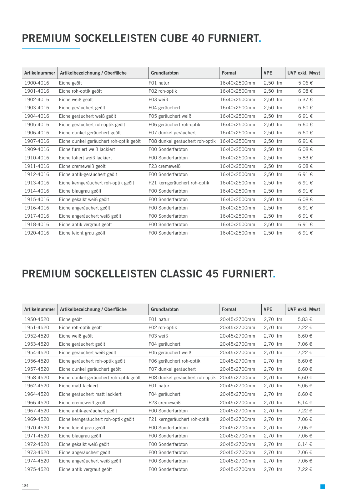 Vorschau Woodbase Katalog 06/2021 Seite 184