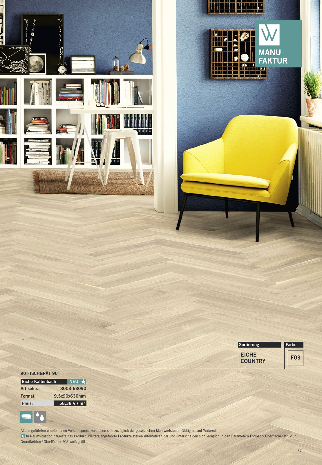 Vorschau WOODBASE MANUFAKTURSORTIMENT 2020/2021 Seite 37