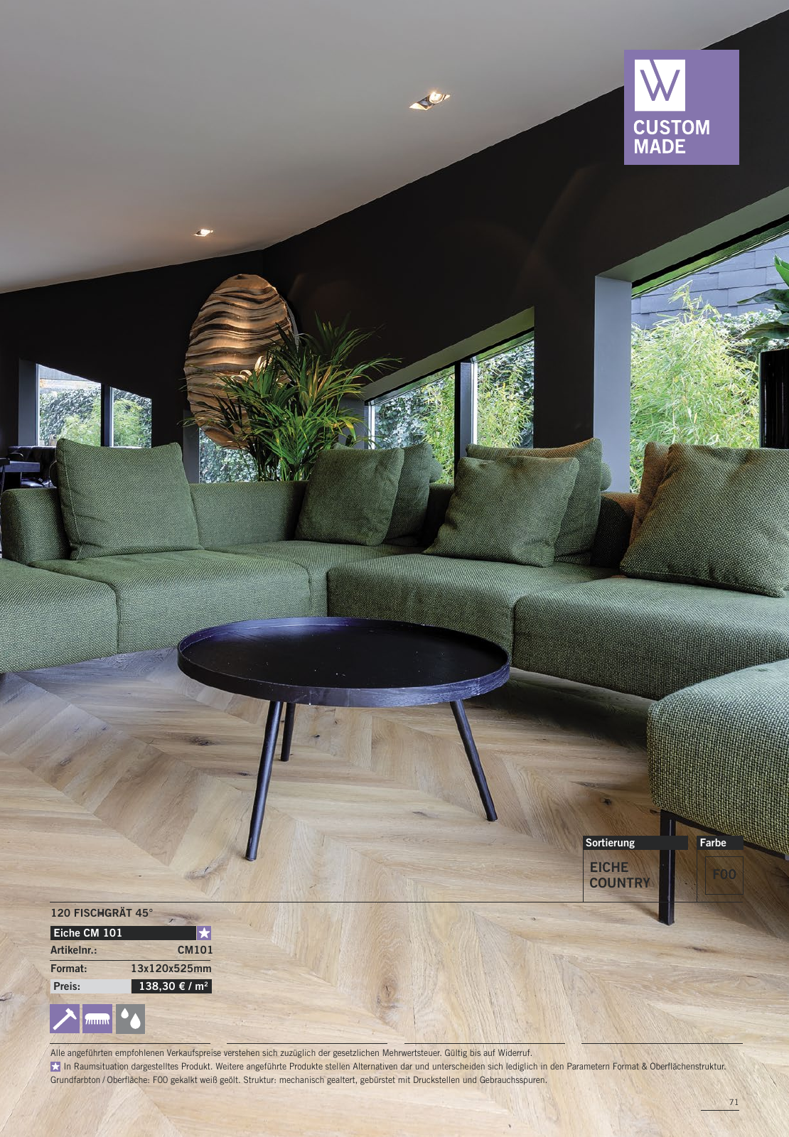 Vorschau WOODBASE MANUFAKTURSORTIMENT 2020/2021 Seite 71
