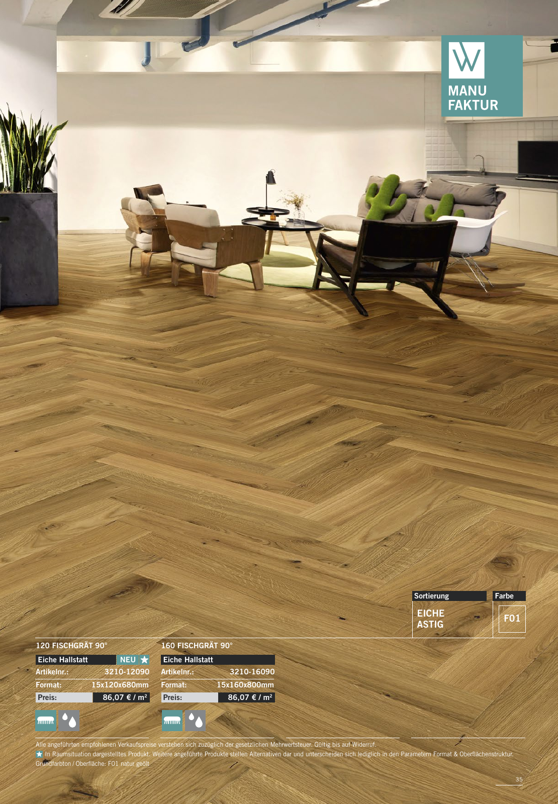 Vorschau WOODBASE MANUFAKTURSORTIMENT 2020/2021 Seite 35