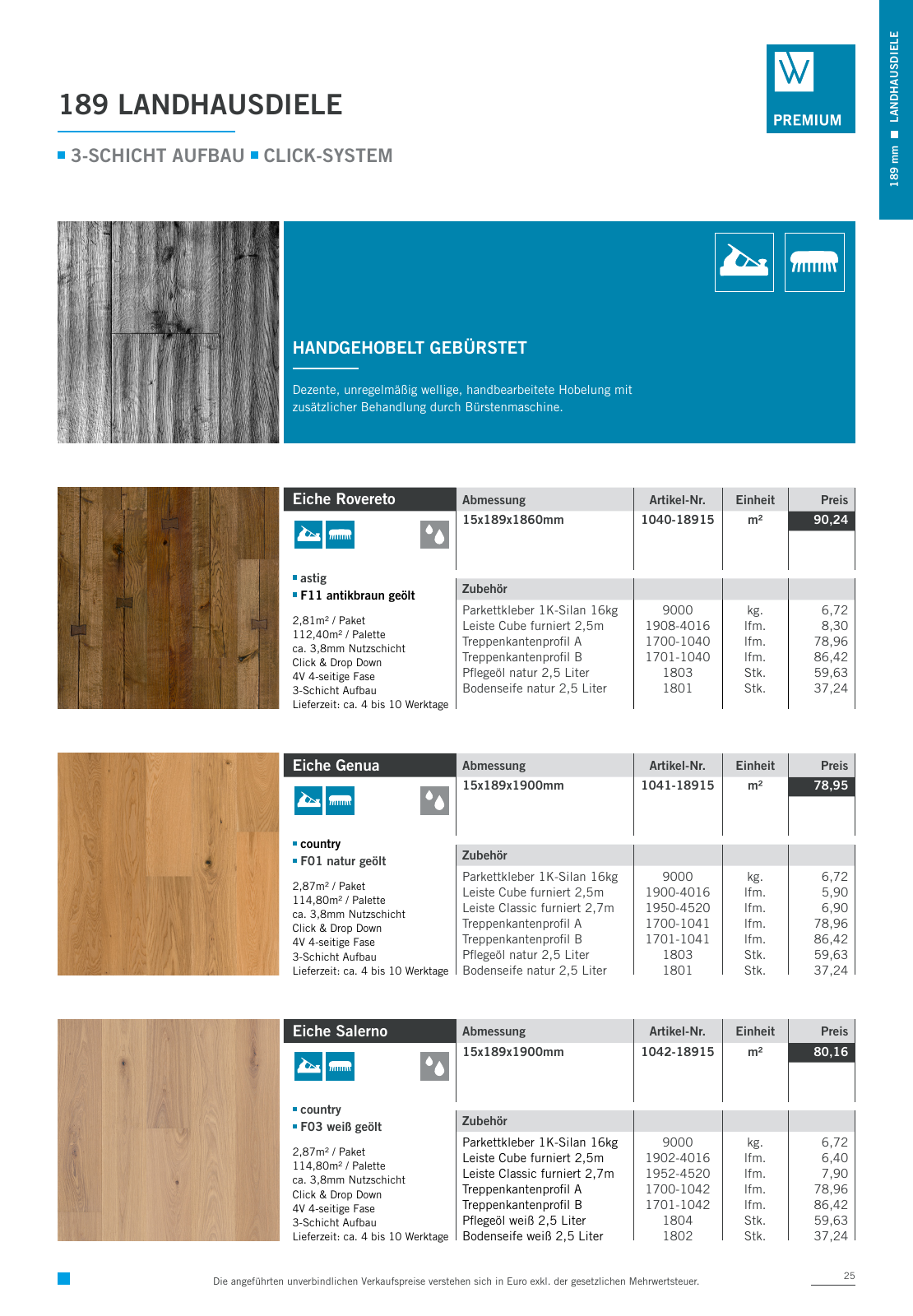 Vorschau Woodbase Preisliste 04/2022 Seite 25