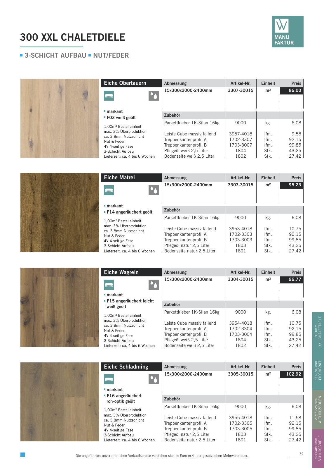 Vorschau WOODBASE PREISLISTE 2020/2021 Seite 79