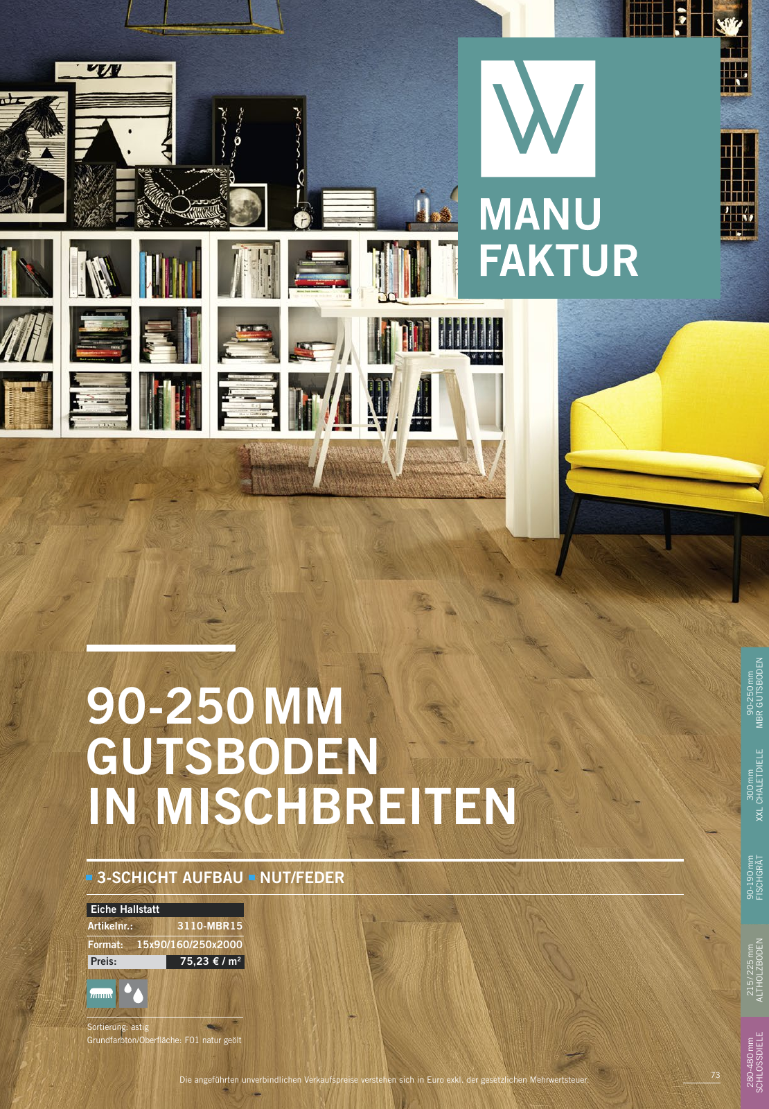 Vorschau WOODBASE PREISLISTE 2020/2021 Seite 73
