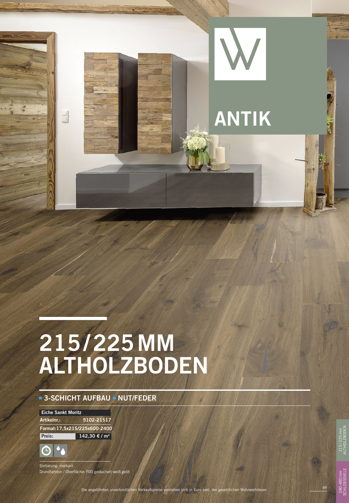 Vorschau WOODBASE PREISLISTE 2020/2021 Seite 89