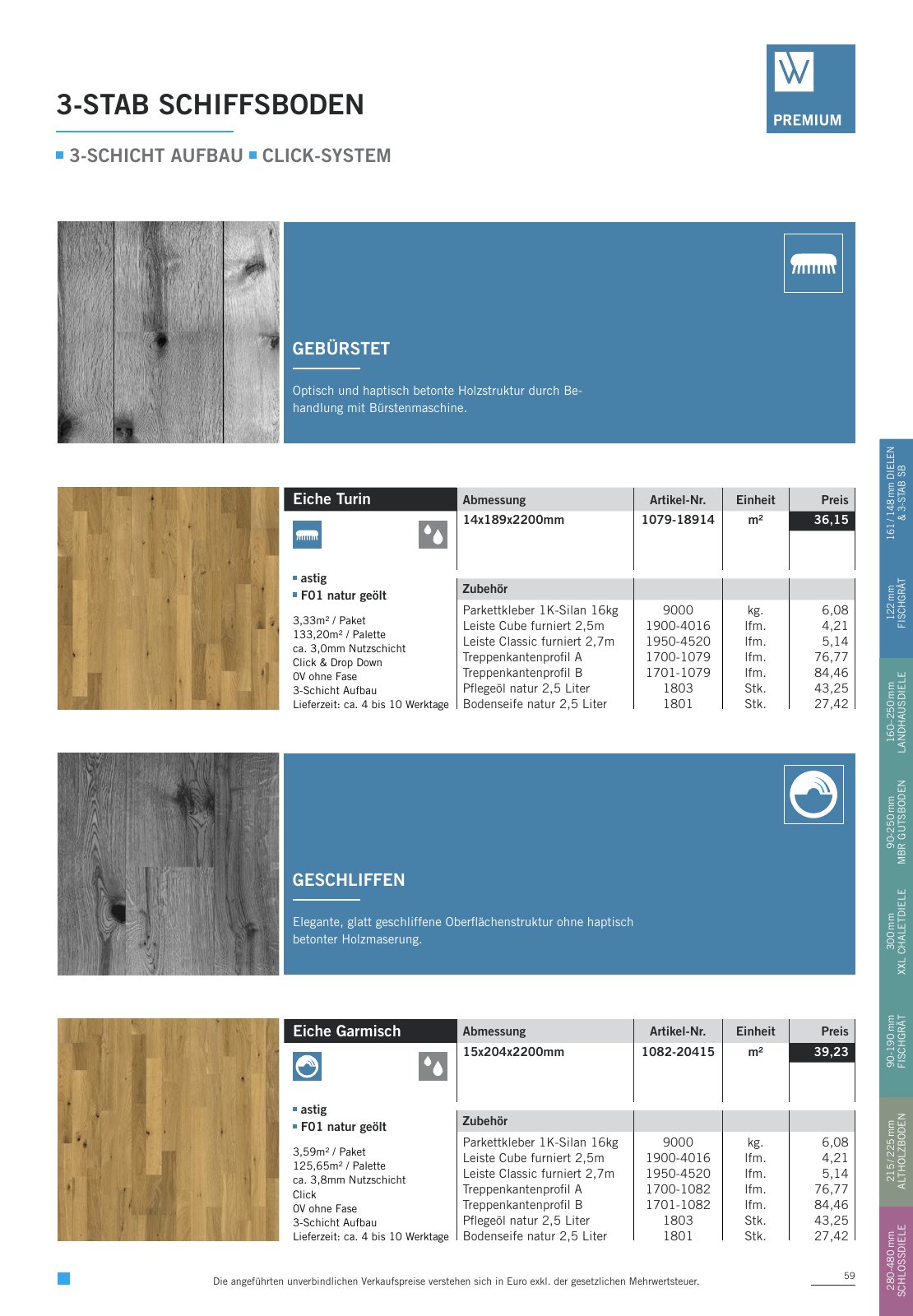 Vorschau WOODBASE PREISLISTE 2020/2021 Seite 59