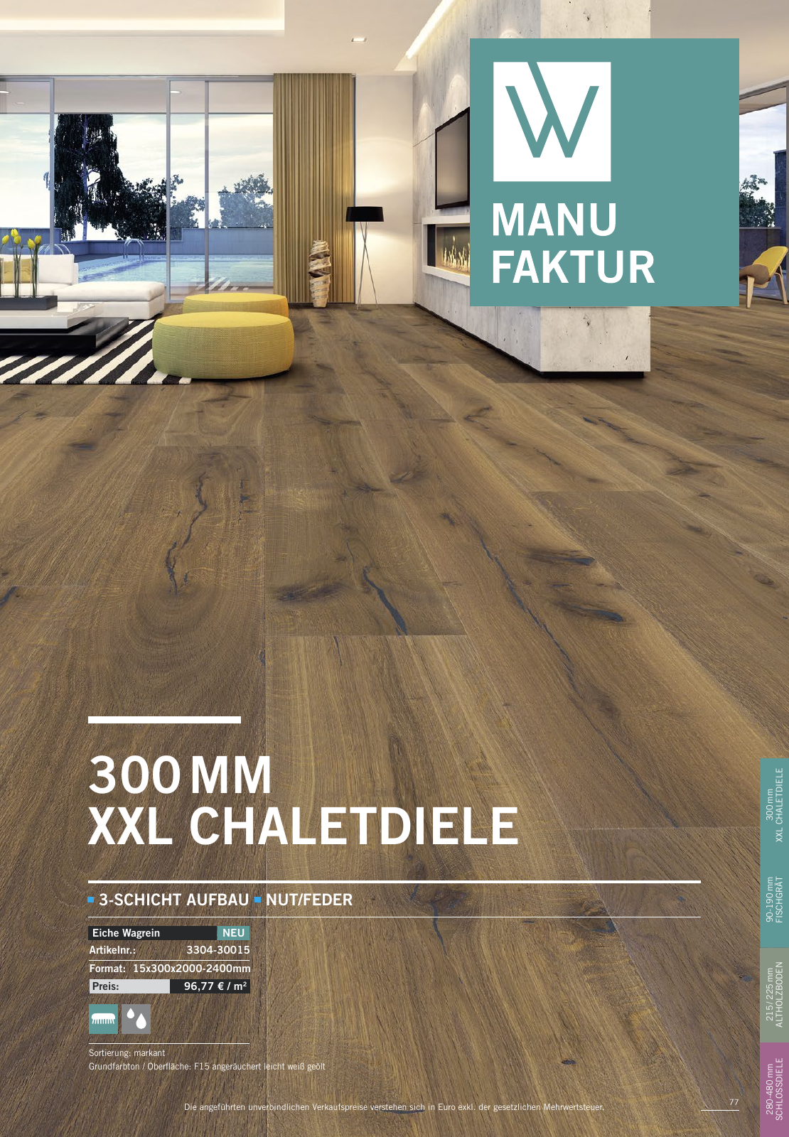 Vorschau WOODBASE PREISLISTE 2020/2021 Seite 77