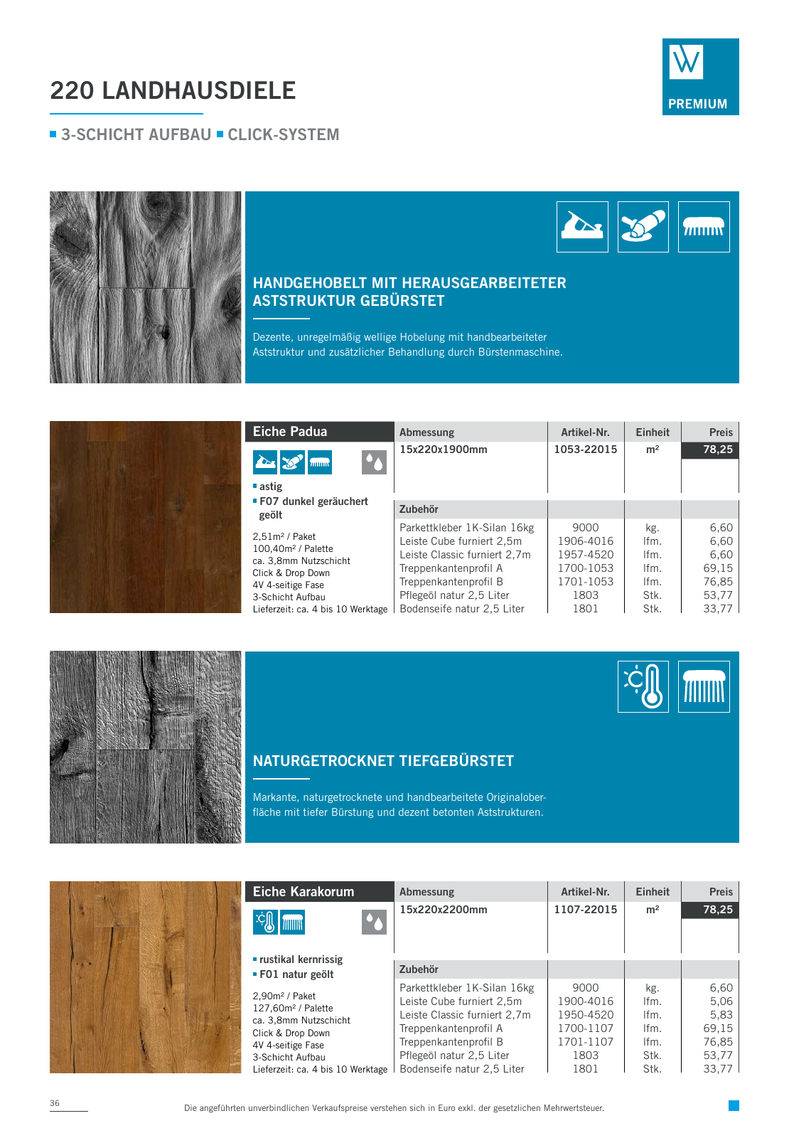 Vorschau Woodbase Preisliste 06/2021 Seite 36