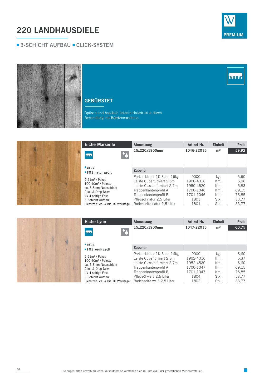 Vorschau Woodbase Preisliste 06/2021 Seite 34