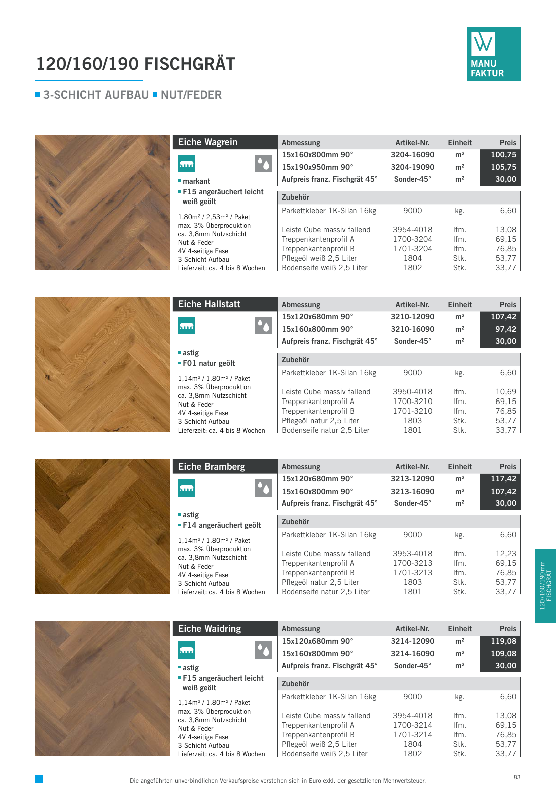 Vorschau Woodbase Preisliste 06/2021 Seite 83