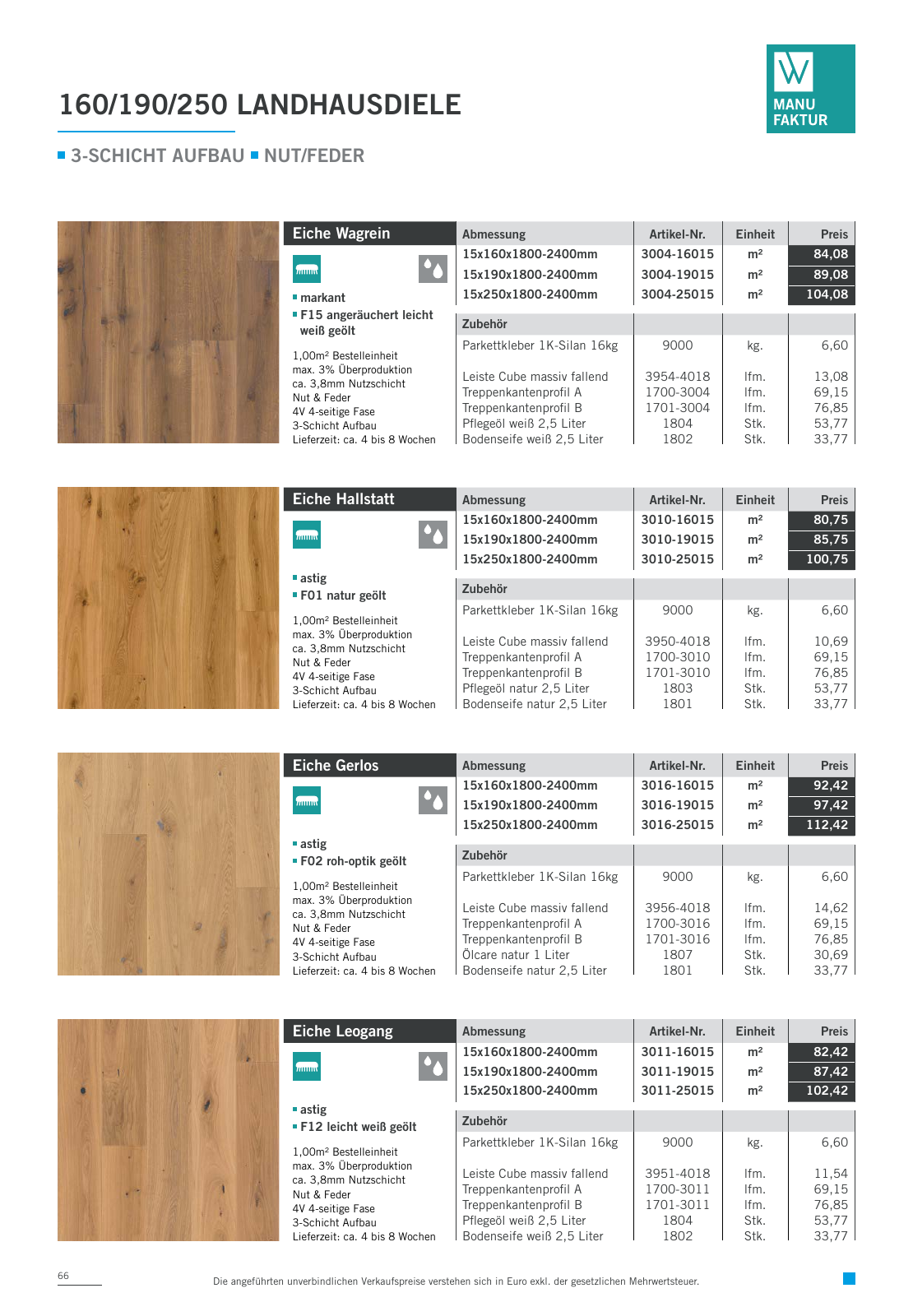 Vorschau Woodbase Preisliste 06/2021 Seite 66