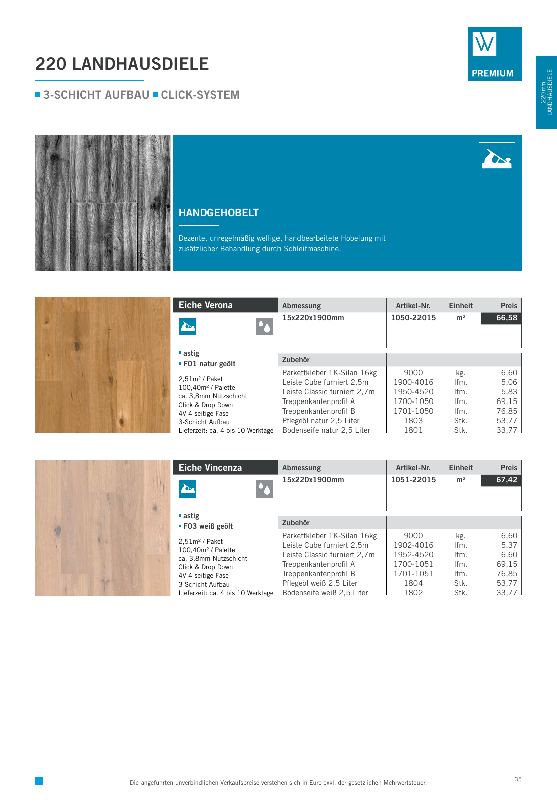 Vorschau Woodbase Preisliste 06/2021 Seite 35