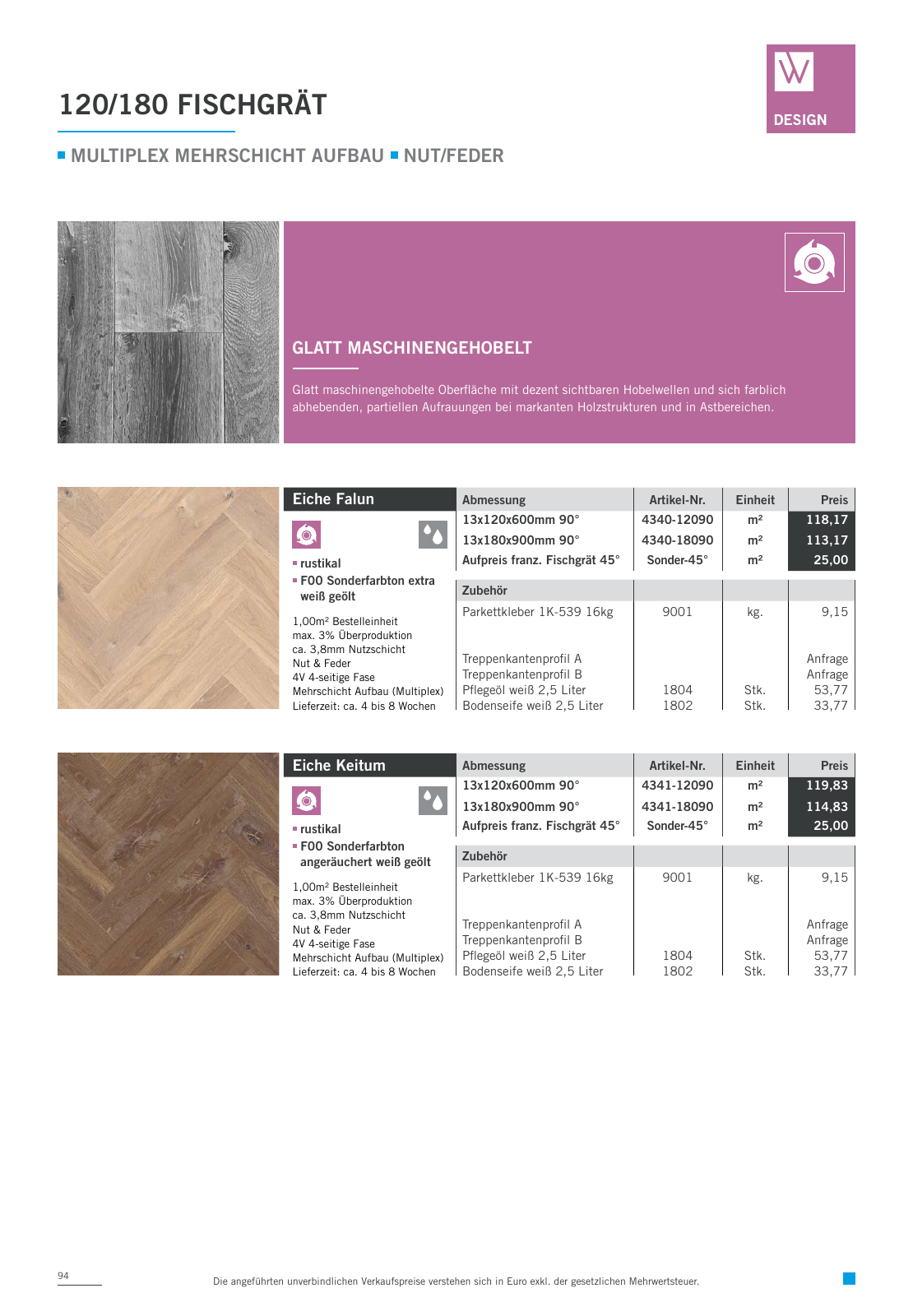 Vorschau Woodbase Preisliste 06/2021 Seite 94