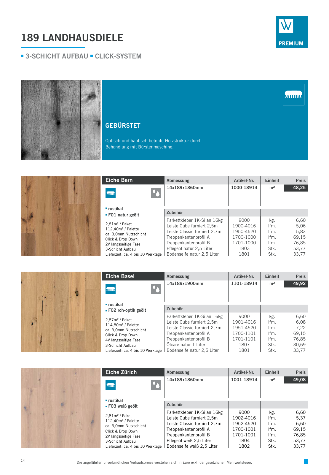 Vorschau Woodbase Preisliste 06/2021 Seite 14