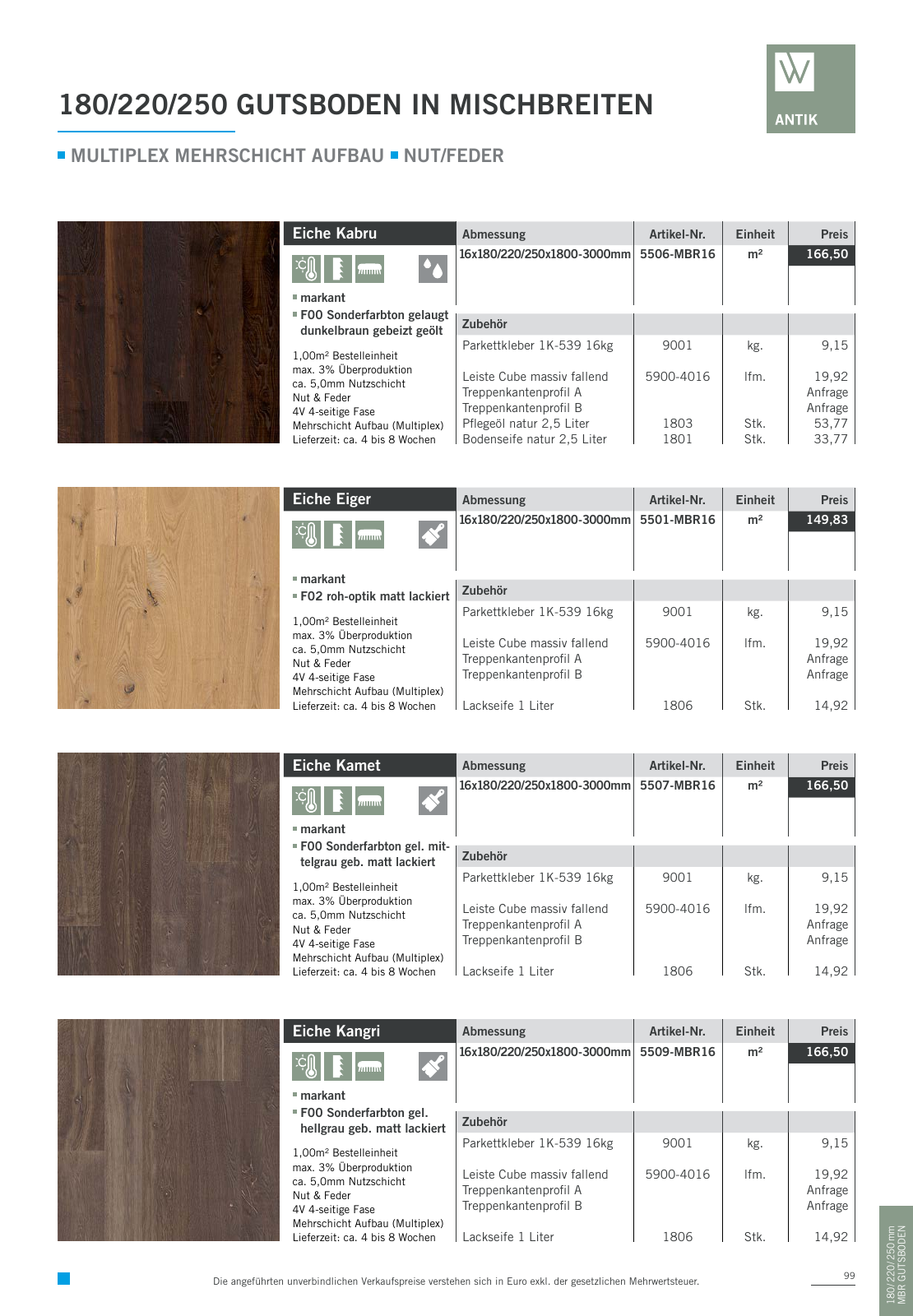 Vorschau Woodbase Preisliste 06/2021 Seite 99