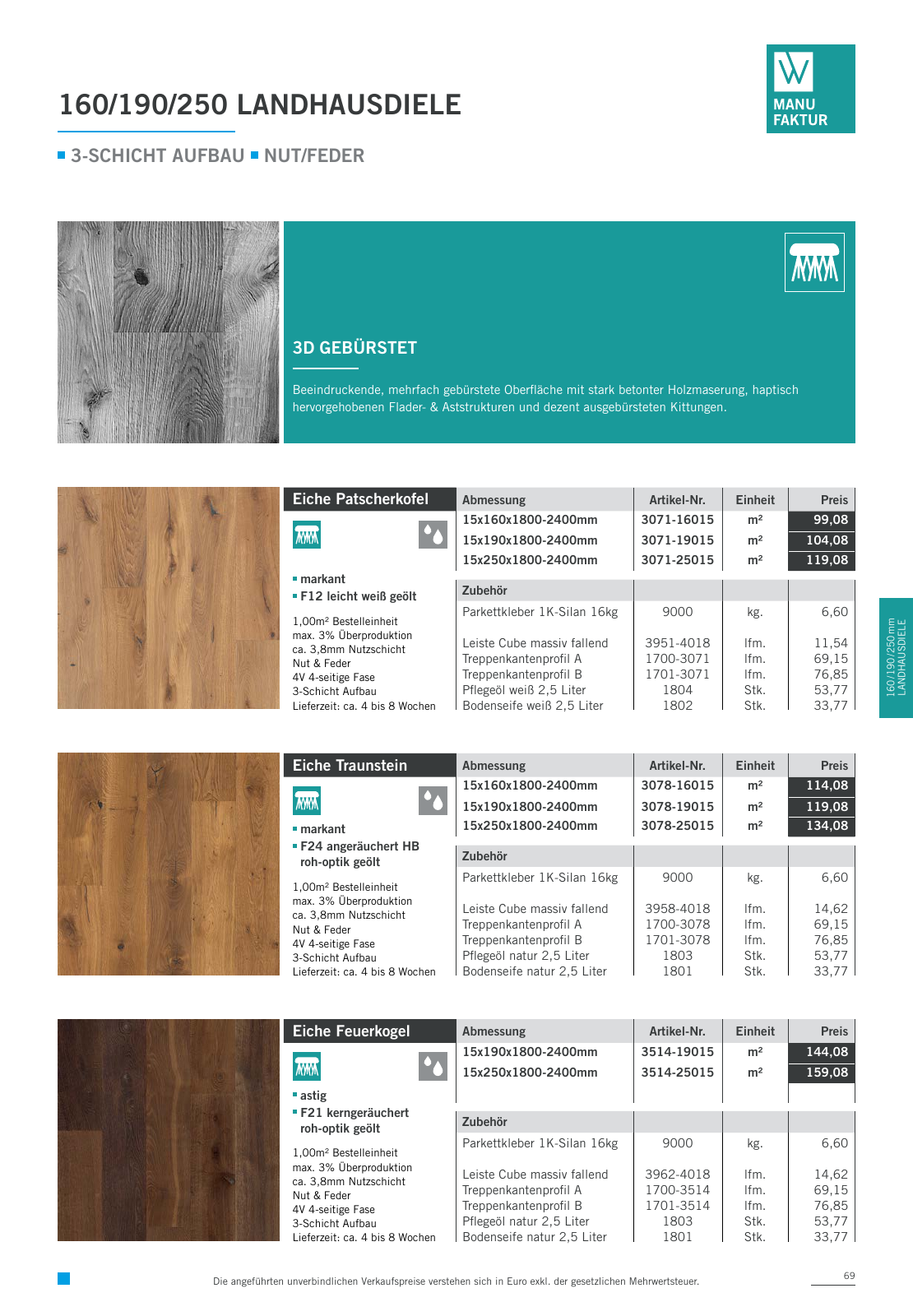 Vorschau Woodbase Preisliste 06/2021 Seite 69