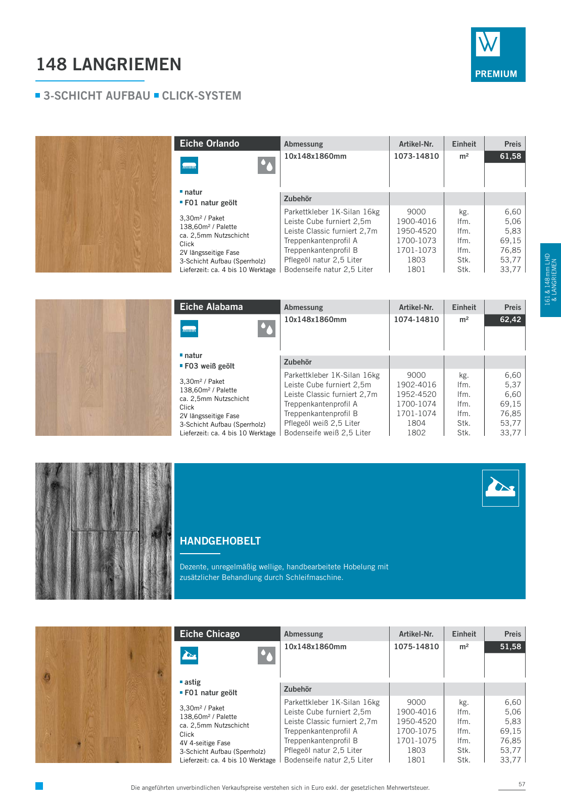 Vorschau Woodbase Preisliste 06/2021 Seite 57