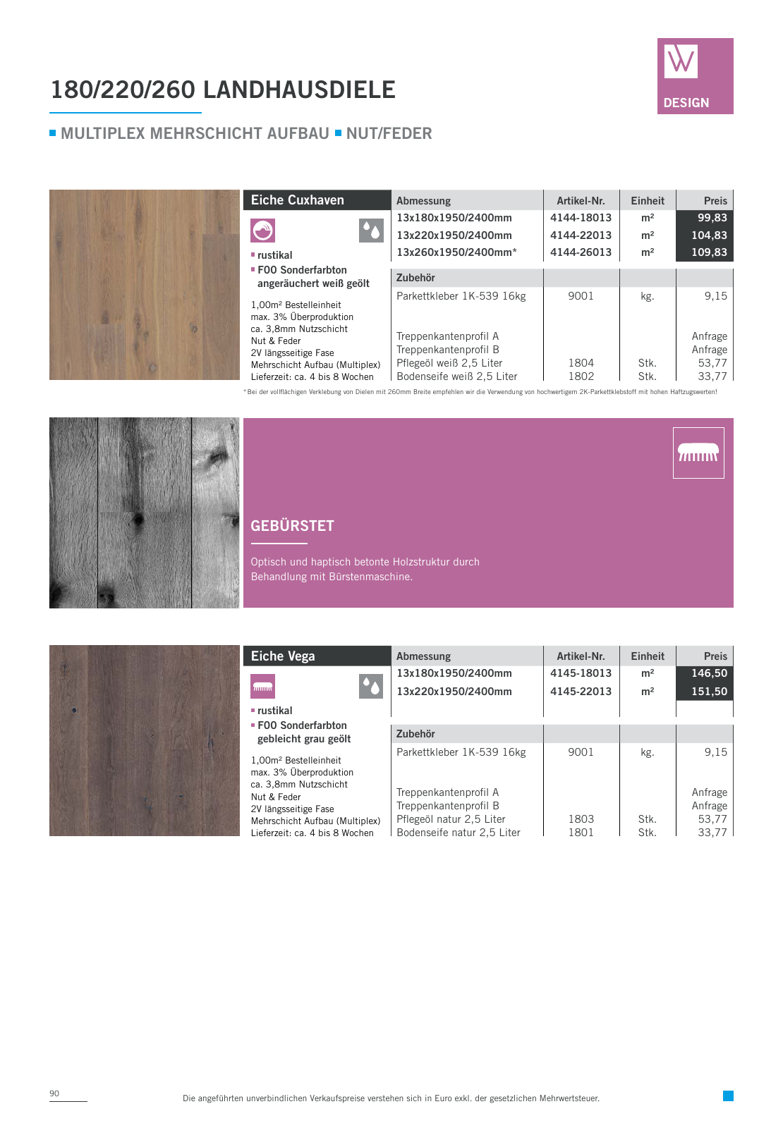Vorschau Woodbase Preisliste 06/2021 Seite 90