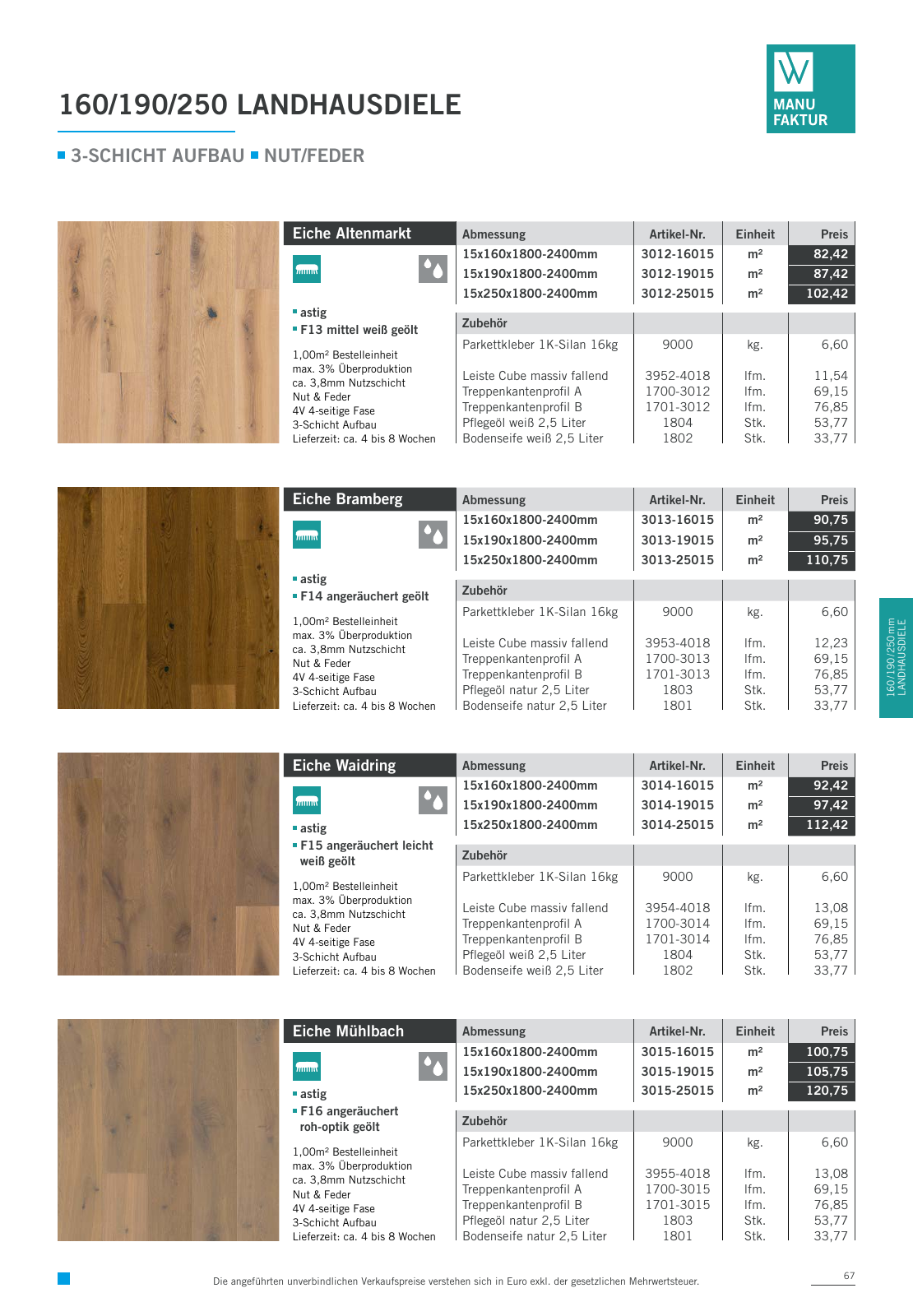 Vorschau Woodbase Preisliste 06/2021 Seite 67